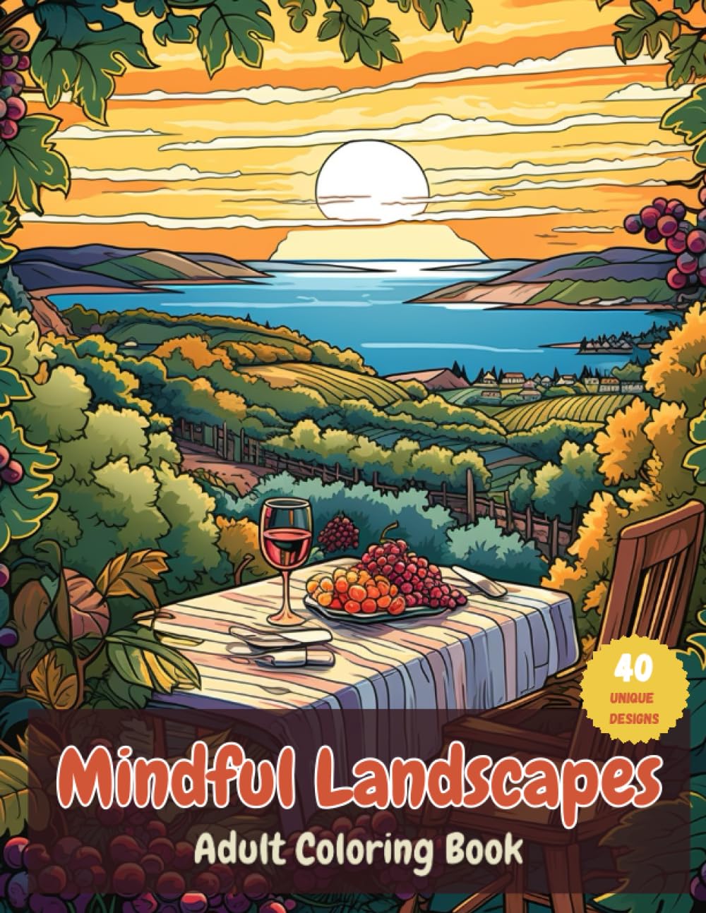 Mindful Coloring Book for Adults: Mindful Nature Coloring Book: Adult Coloring Book With Stress Relieving Designs, Loss Of Anxiety, Relaxion and Meditation