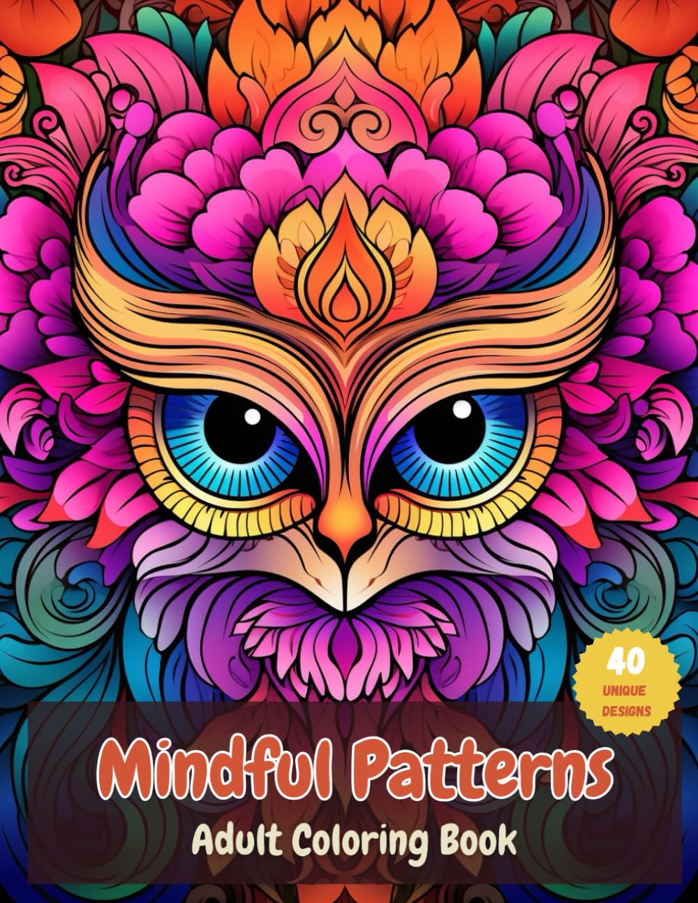 Mindful Patterns Coloring Book for Adults: a Cute Animals Mandala Coloring Book